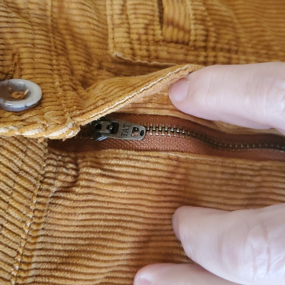 Anthropologie Pilcro Bootcut Corduroy Trousers In Burnt Orange Size 25P - Picture 6 of 15